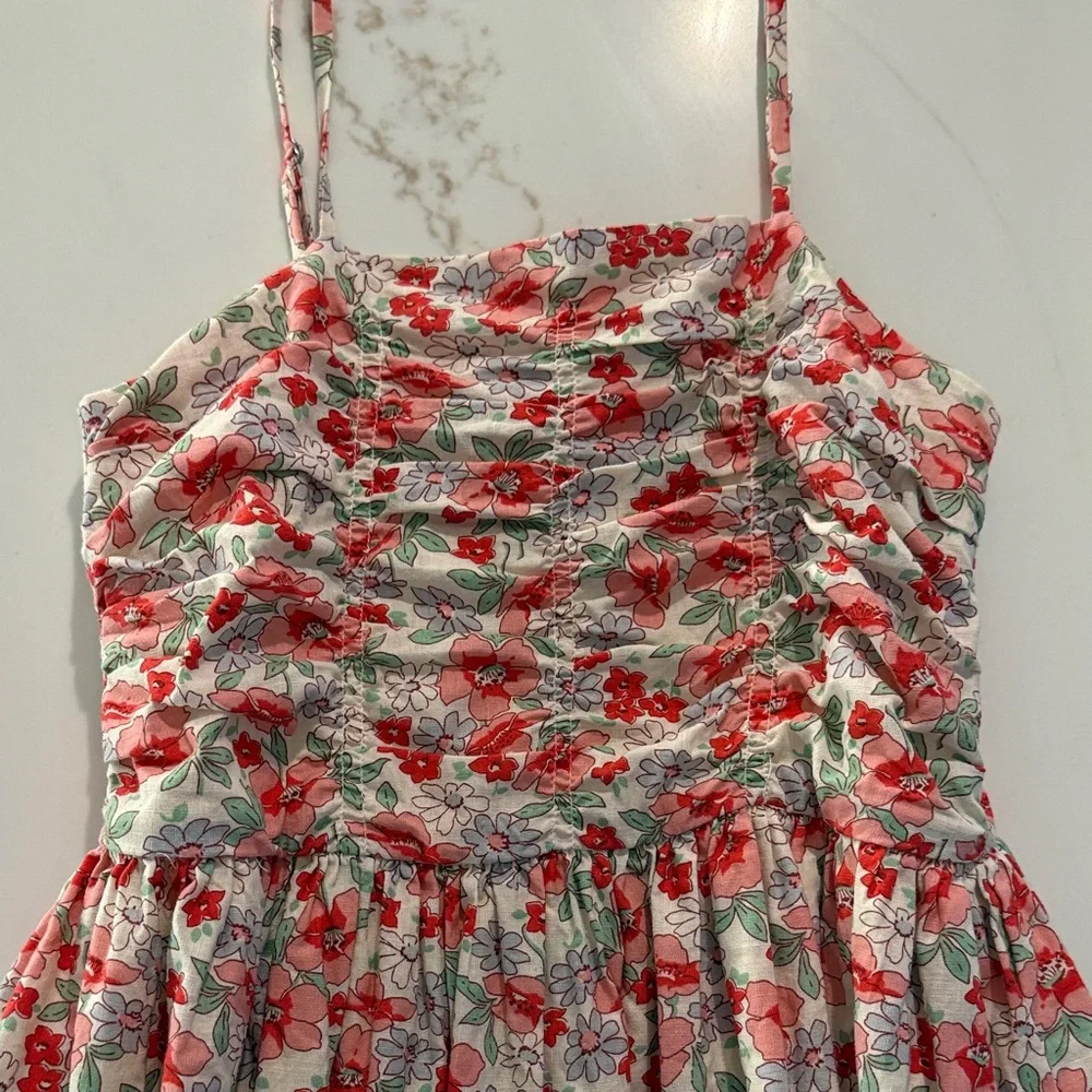 Ralph Lauren Red and White Floral Kids Dress - Picture 2 of 6